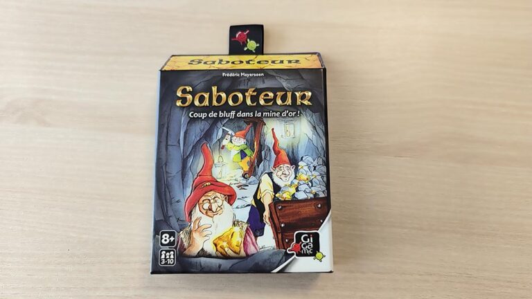 Saboteur : le maître du Bluff et de la Trahison sous Terre !