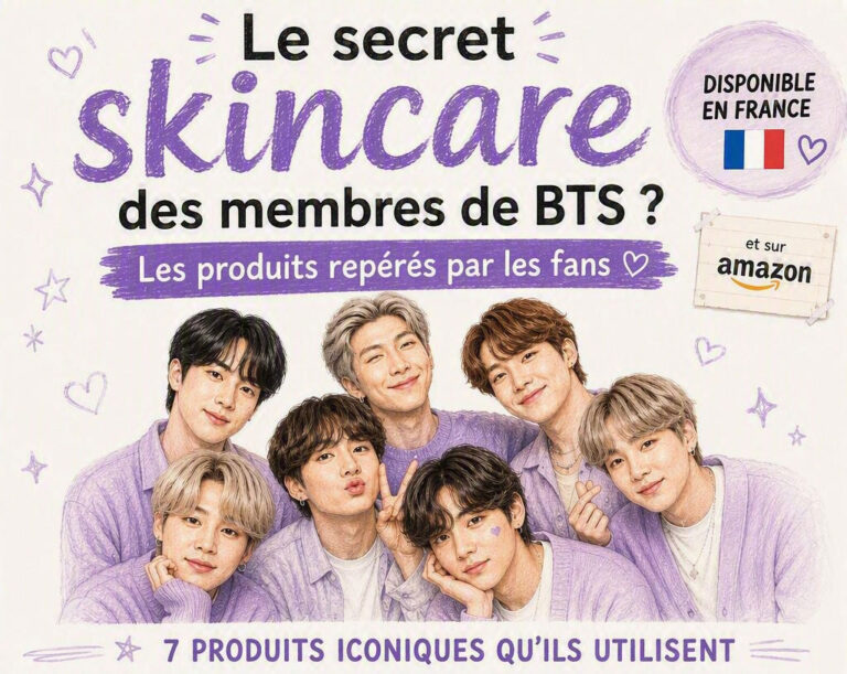 Le secret skincare des membres de BTS ? Les produits repérés par les fans