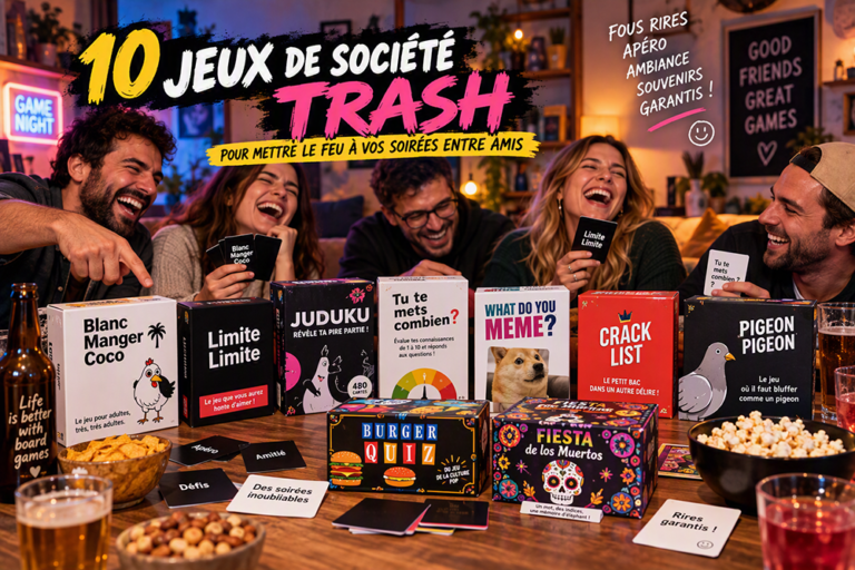 9 jeux de société trash pour mettre le feu à vos soirées entre amis
