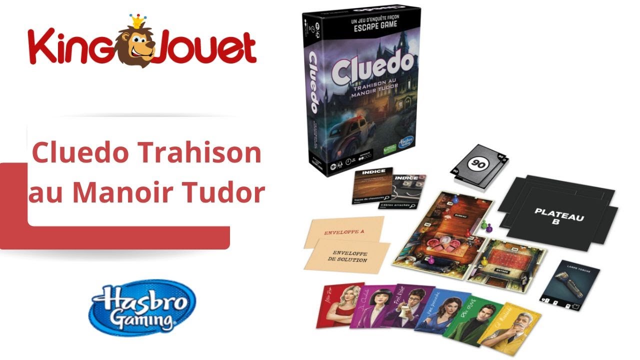 Jeu De Société CLUEDO : Meurtre Au Manoir Tudor - Complet Et Très Bon État